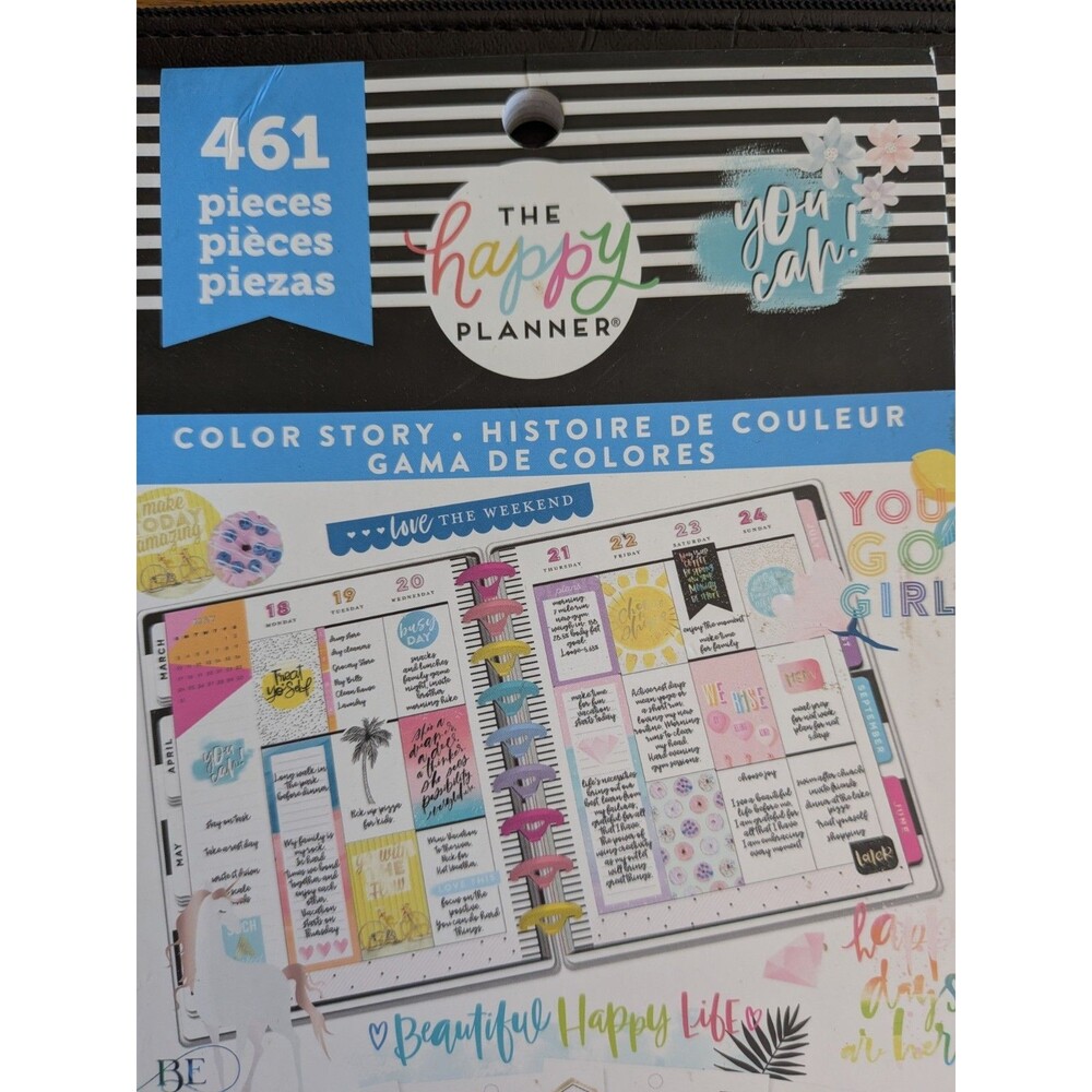 Happy Planner Sticker Book - Color Story 4 486 Pieces